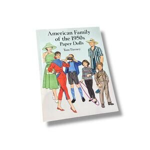 Vintage American Families of the 1950's Paper Doll Book
